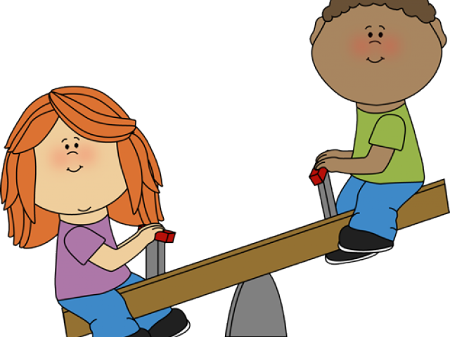 Kids Cliparts - Teeter Totter Clipart (640x480)