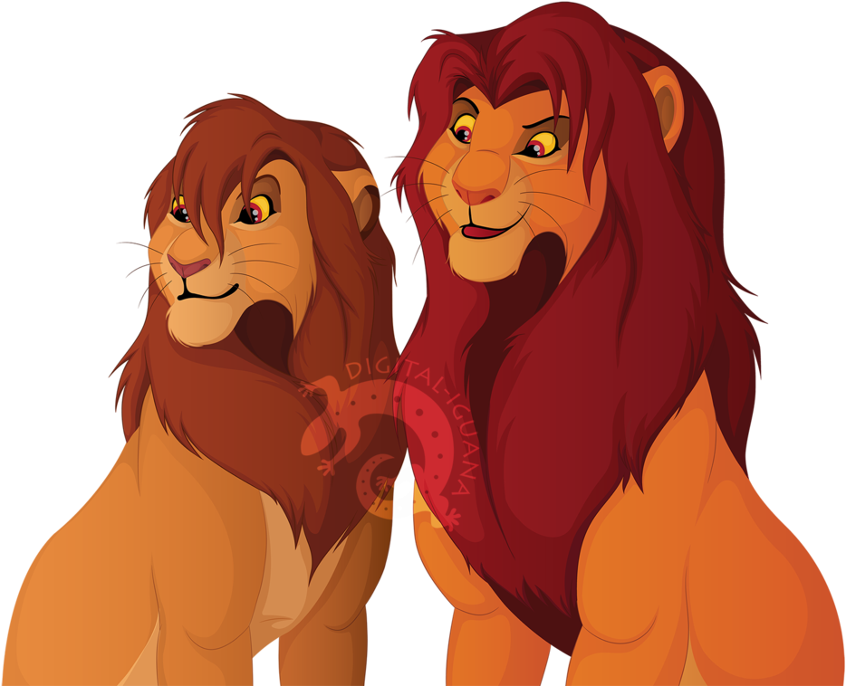 The Lion King Fan Art Kopa For Kids - Mufasa Simba And Kopa (1024x848)