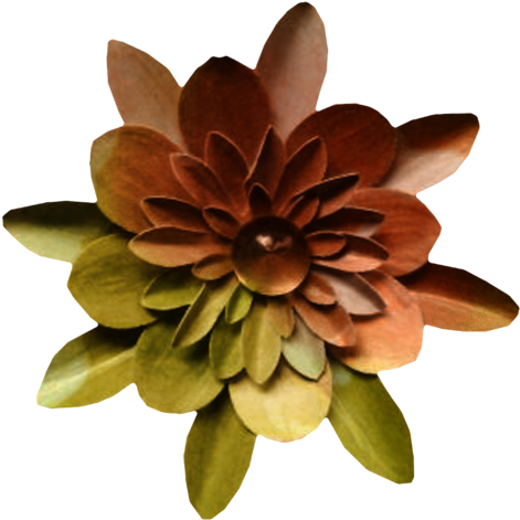 Скрап-набор " Осенние Мечты " - Echeveria (640x699)