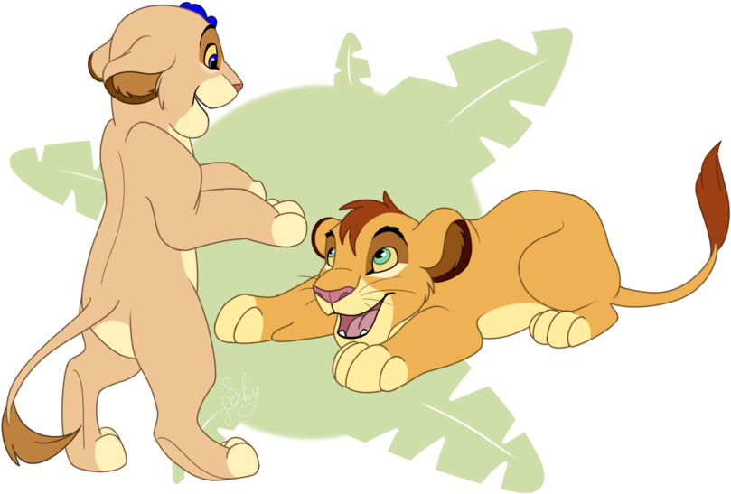 Roxy And Kopa By Specky-arts - The Lion King (900x628)