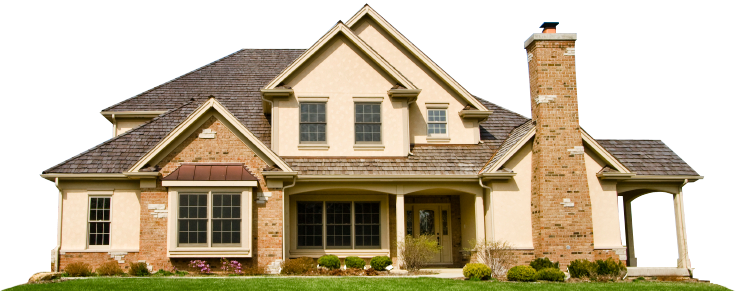 House Png - Houses With Transparent Background (736x291)