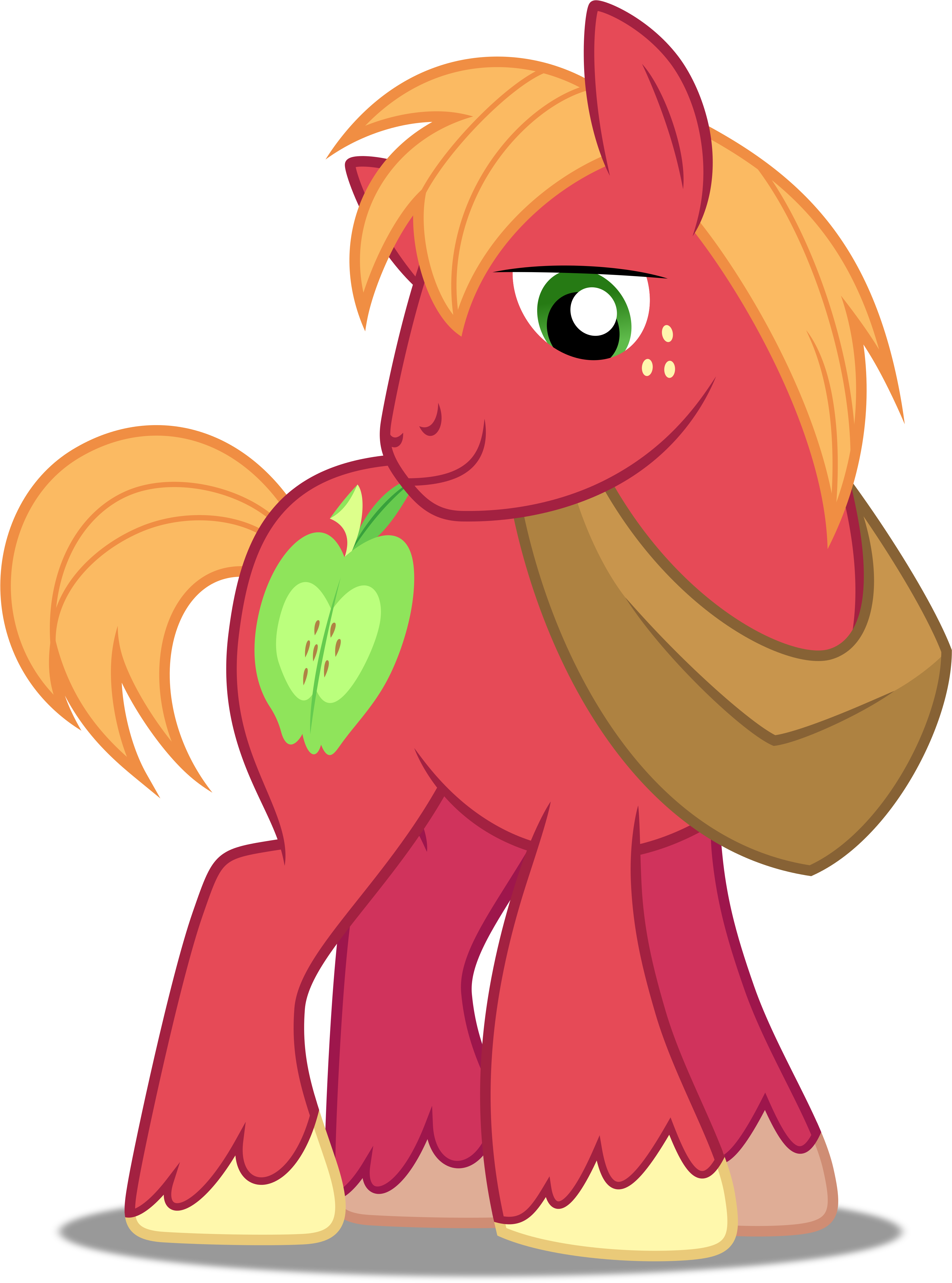 Dashiesparkle Vector - My Little Pony Big Mac (3934x5000)