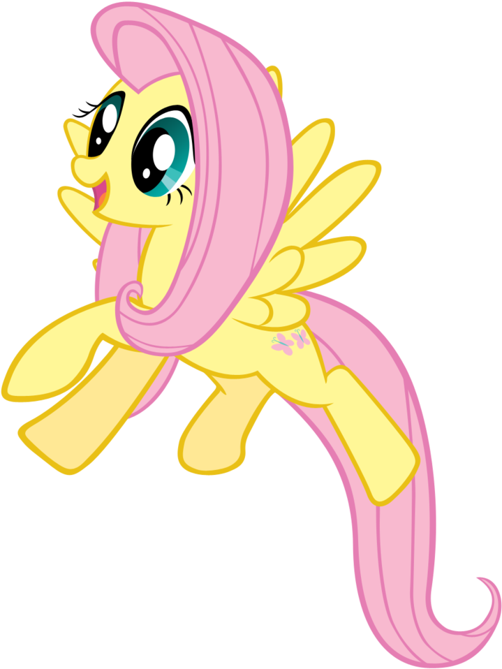 My Little Pony Clipart Fluttershy - My Little Pony Fluttershy Happy (791x1011)