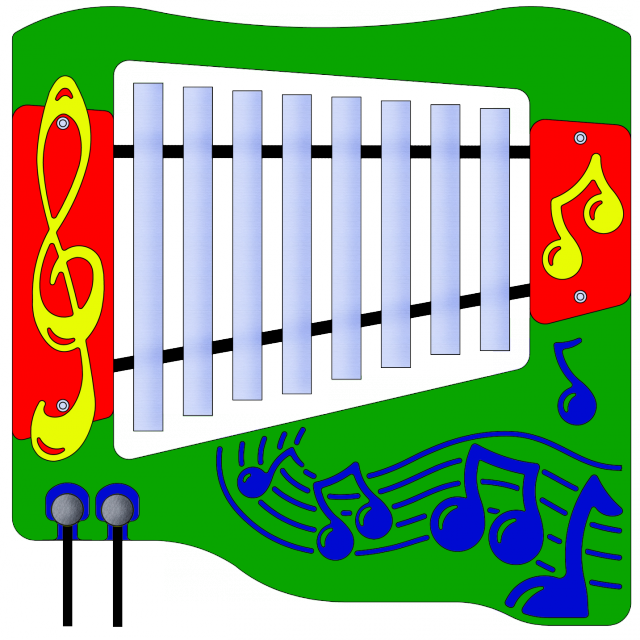 Music Panel Tube Glockenspiel - Music (640x640)