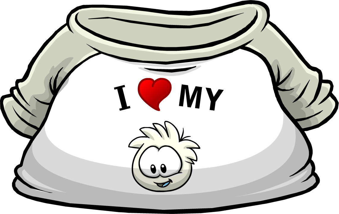 I Heart My White Puffle T-shirt Icon Fr - Club Penguin White Puffle (1142x720)