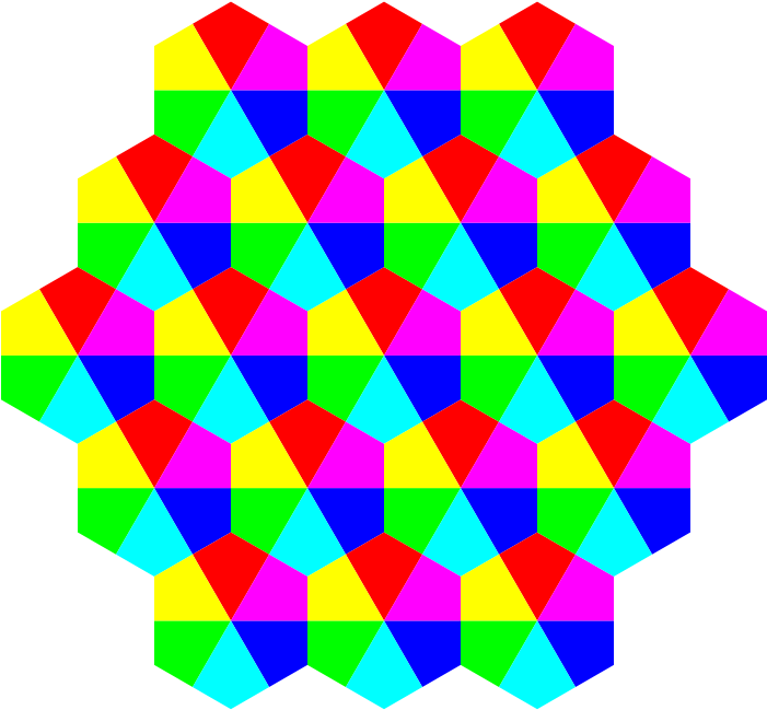 Colored Hexagon Png (2400x2400)