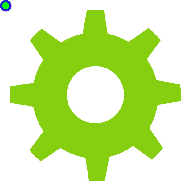 Lime Gear Clip Art At Clker Vector Royalty - Icon (600x600)