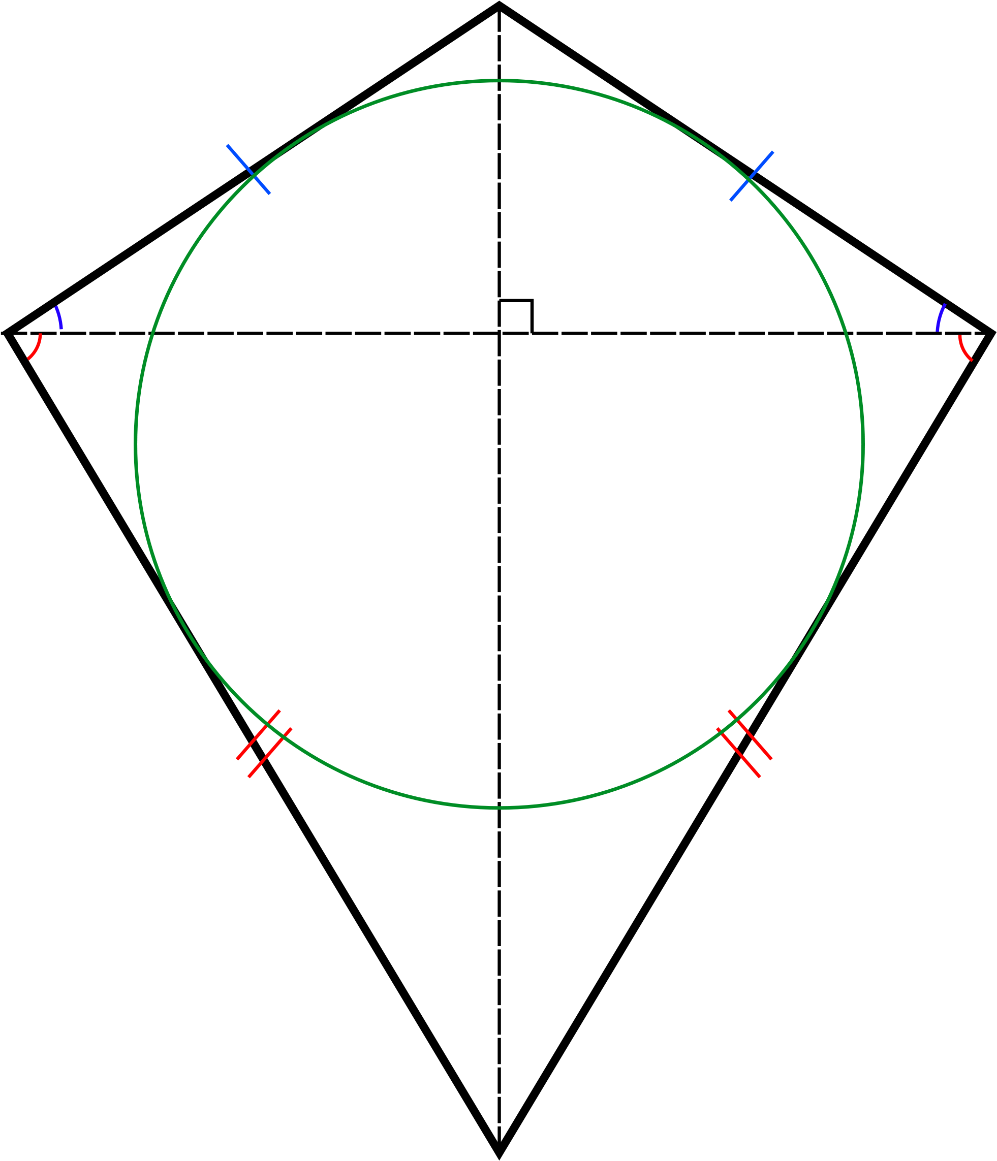 Kite - Draw A Kite Maths (2000x2323)
