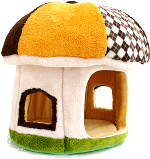 Mushroom Dog House Bed ~ Cosy And Safe Environment - House (594x360)