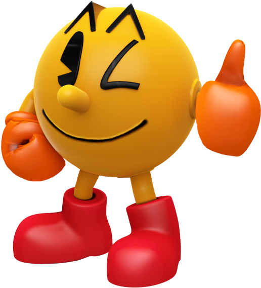 Pac Man - Pac Man 3d Png (600x600)