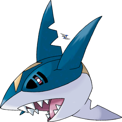 Great White Shark Cliparts - Pokemon Sharpedo (419x418)