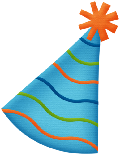 Aw Circus Party Hat 4 - Birthday Party Hat Clipart (388x500)