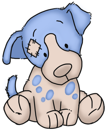 Sad Dog Drawing (500x500)