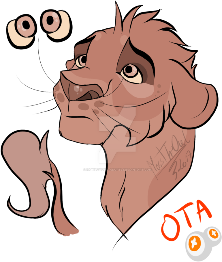Tlk Ota Sad Lad Closed By Rainbowowl Adopts - Cartoon (839x951)