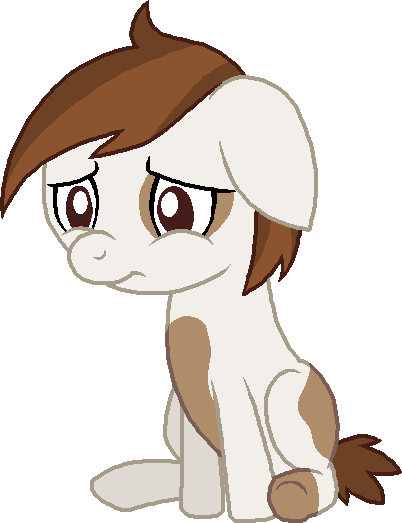 Sad Pipsqueak By Ludiculouspegasus - Cartoon (402x523)