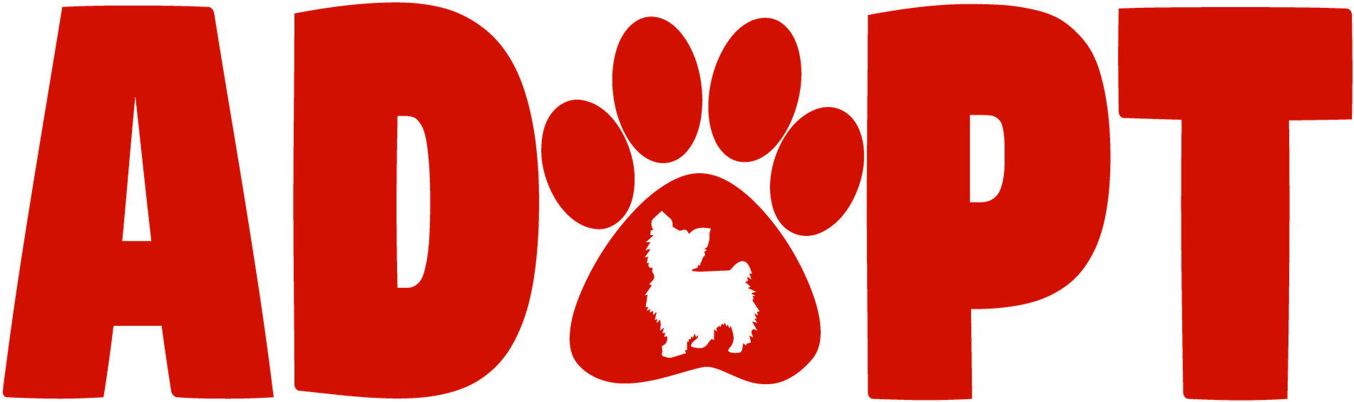 Sadly There Is Over Two And A Half Million Dog Who - Cute Pets Paw Cat Dog Adopt Red Wall Tapestry (1920x768)