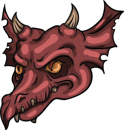 Vector Dragon Head By Hardcore1989 - Dragon (485x508)