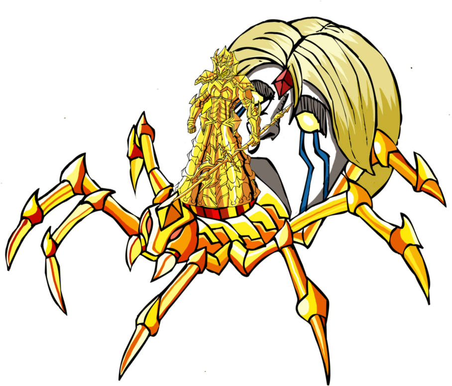 Godly Spider By Tetsuya The Wise - Cartoon (954x838)