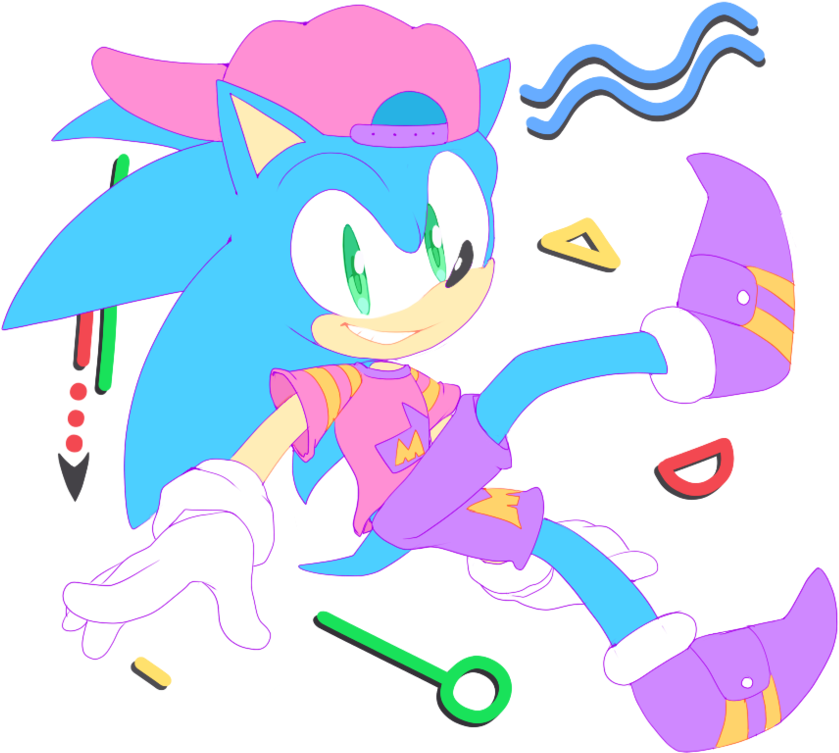 View Collection - Sonic In His Favorite Clothes (941x850)