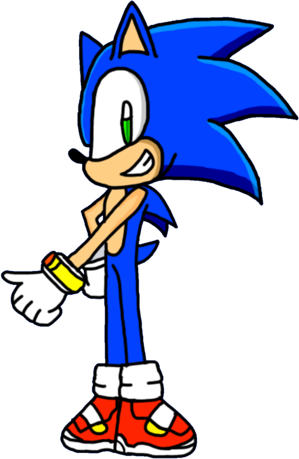 Sonic By Xspeedo - Sonic The Hedgehog (861x927)