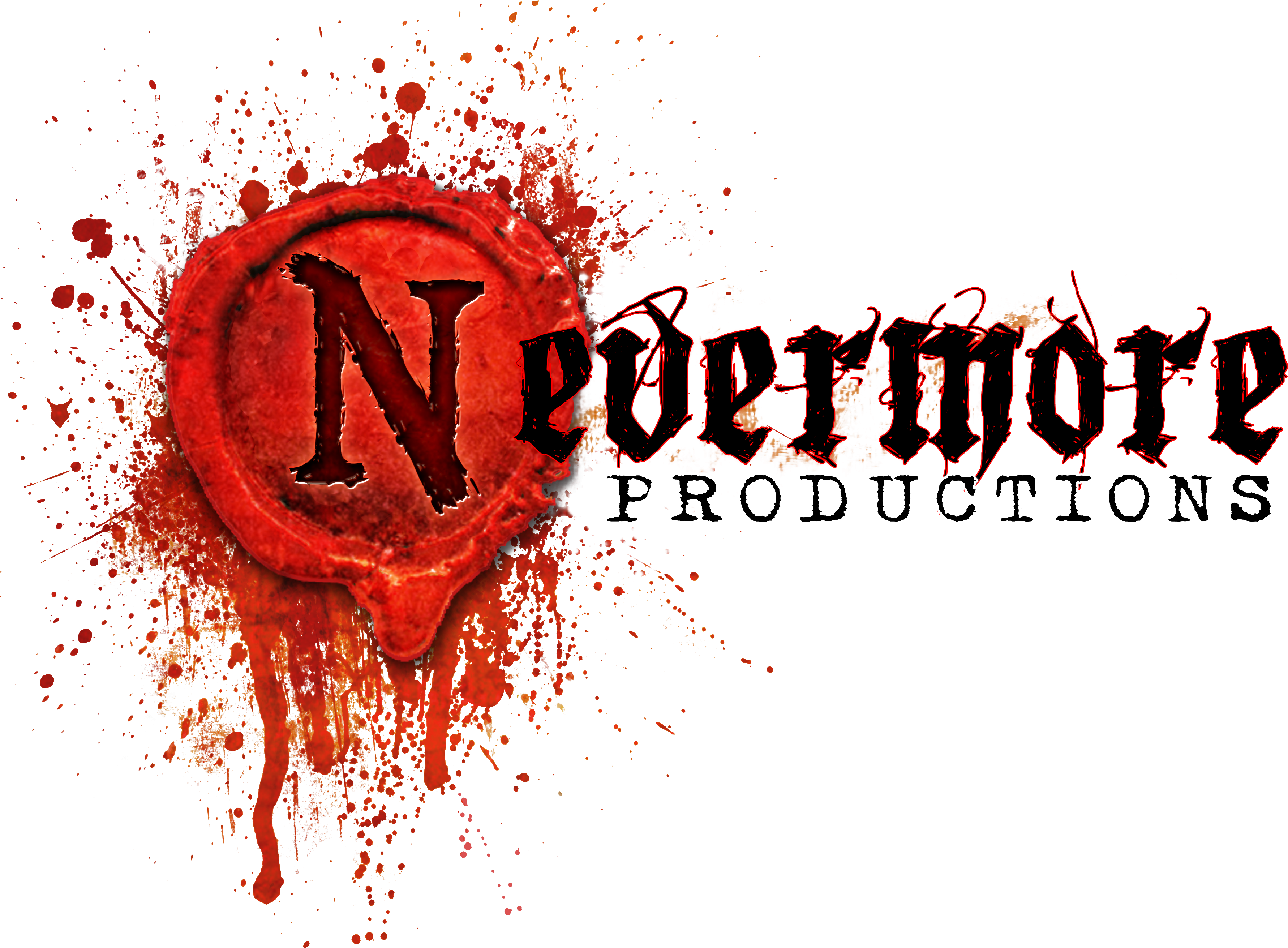 Nevermore Productions Logo - Kh Square Sticker 3" X 3" (3652x2716)