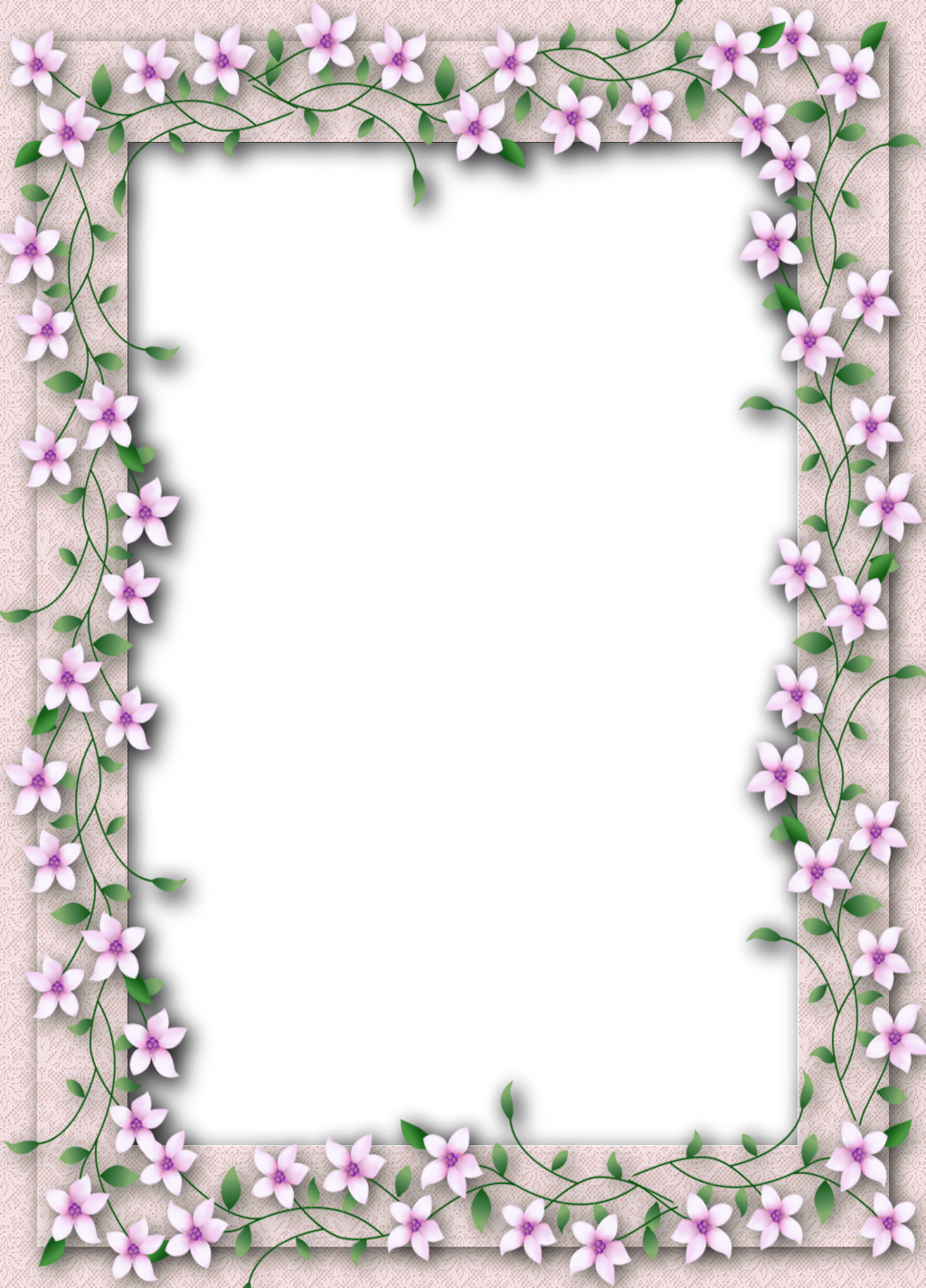 103 Best Borders/frames Images On Pinterest - Flower Picture Frame Png (1024x1424)