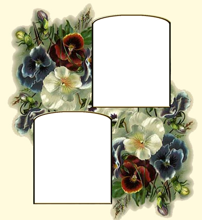 Vintage Floral Frames - الحمد لله على السلامه (400x436)
