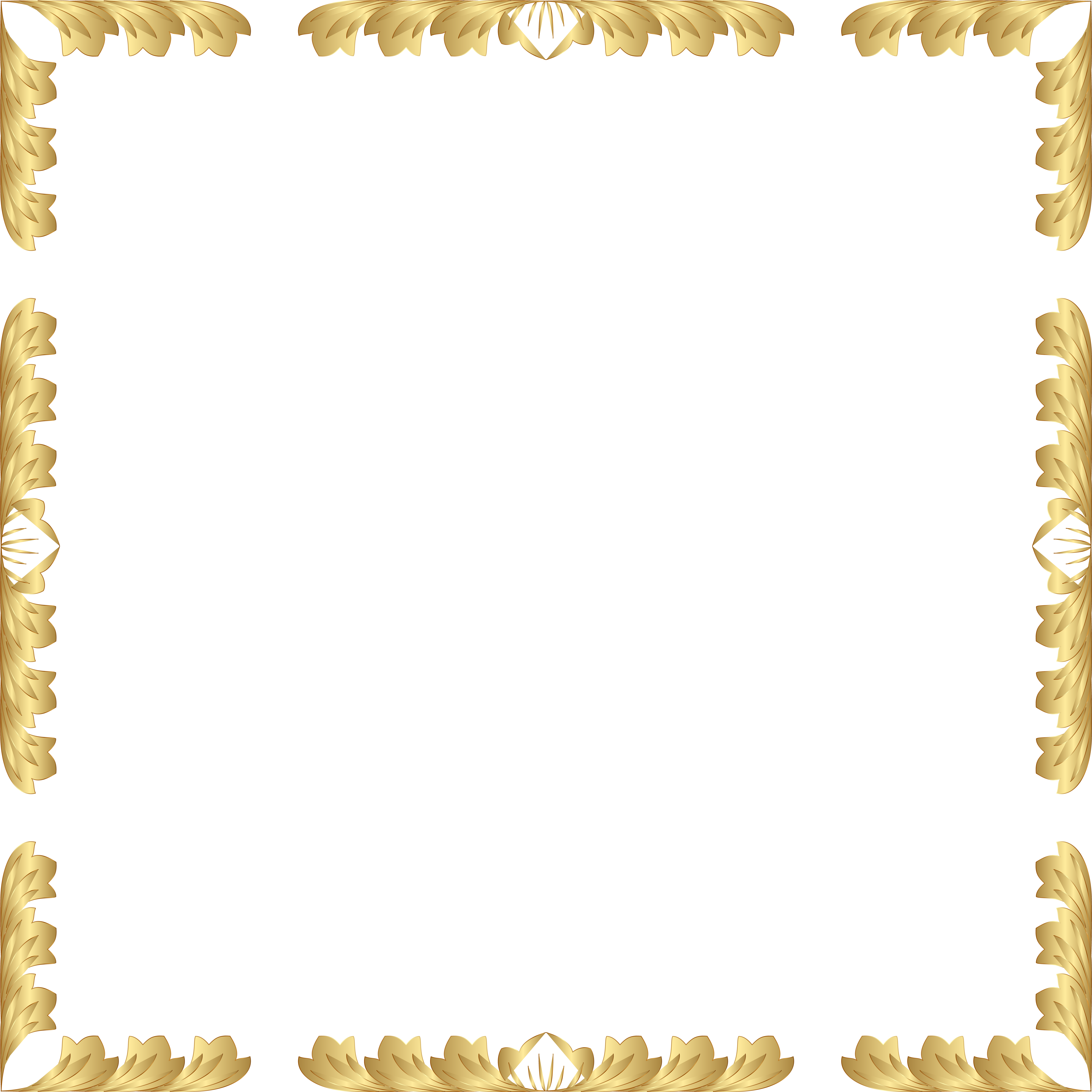 Decorative Border Frame Transparent Clip Art Png Image - Decorative Border Frame Transparent Clip Art Png Image (8000x8000)