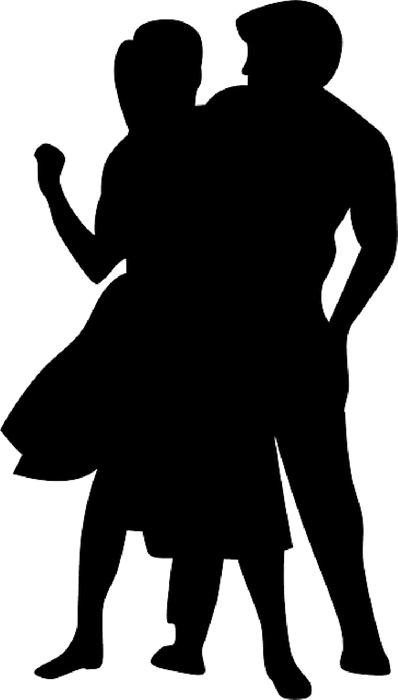 Dance, Music, People, Silhouette, Couple, Dancer - Dancing Clip Art (800x1406)