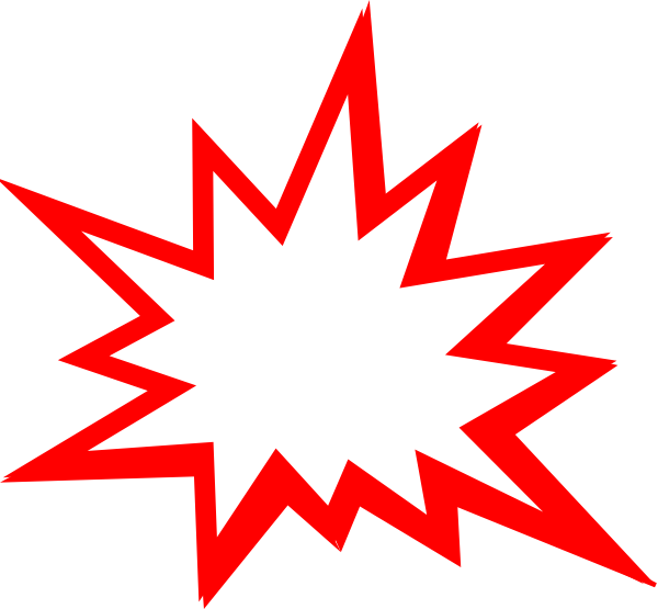 Boom Clipart Chemical Explosion - Explosion Clip Art (600x555)