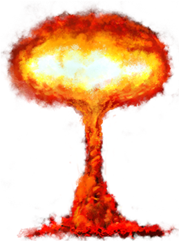 Nuclear Explosion Transparent For Kids - Explosions Png (258x535)