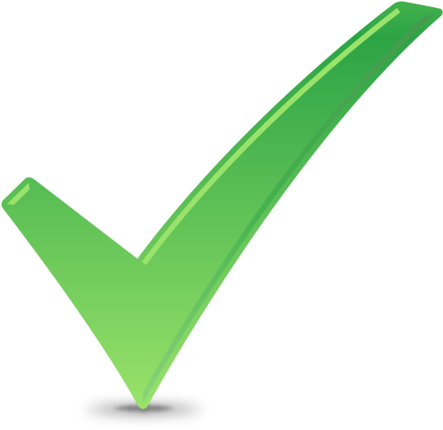 Green Tick Clipart Double - Check Free Icon (500x485)