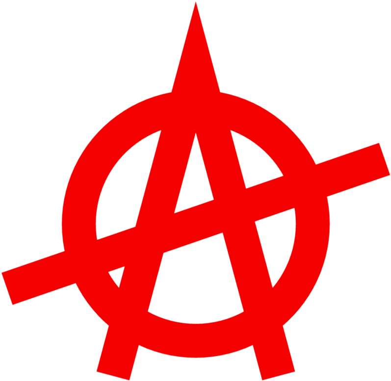 Anarchy Symbol By Satans-comrade - Anarchy Stencil (894x894)
