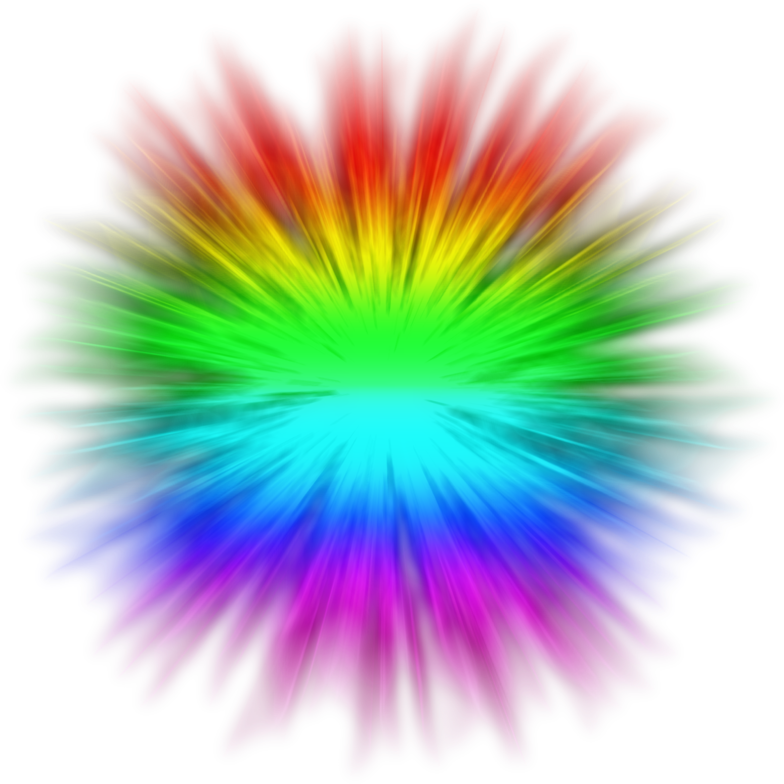 Image Gallery Rainbow Explosion - Rainbow Explode Png (1600x1600)