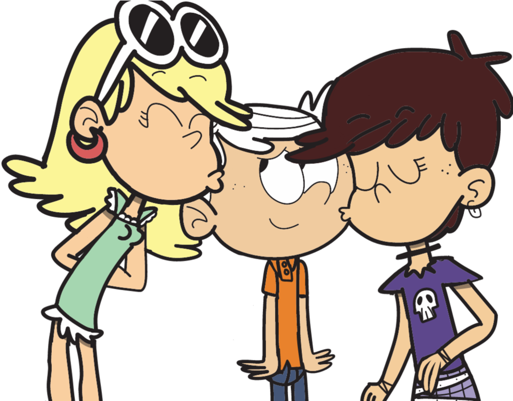 Sisters Love Their Lil Brother~ Request By Flowersforjackie - Cartoon (1022x781)