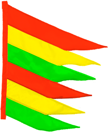 254bk Safety Bike Flag B - Flag (367x500)