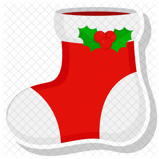 Christmas Socks Icon - Christmas Day (512x512)