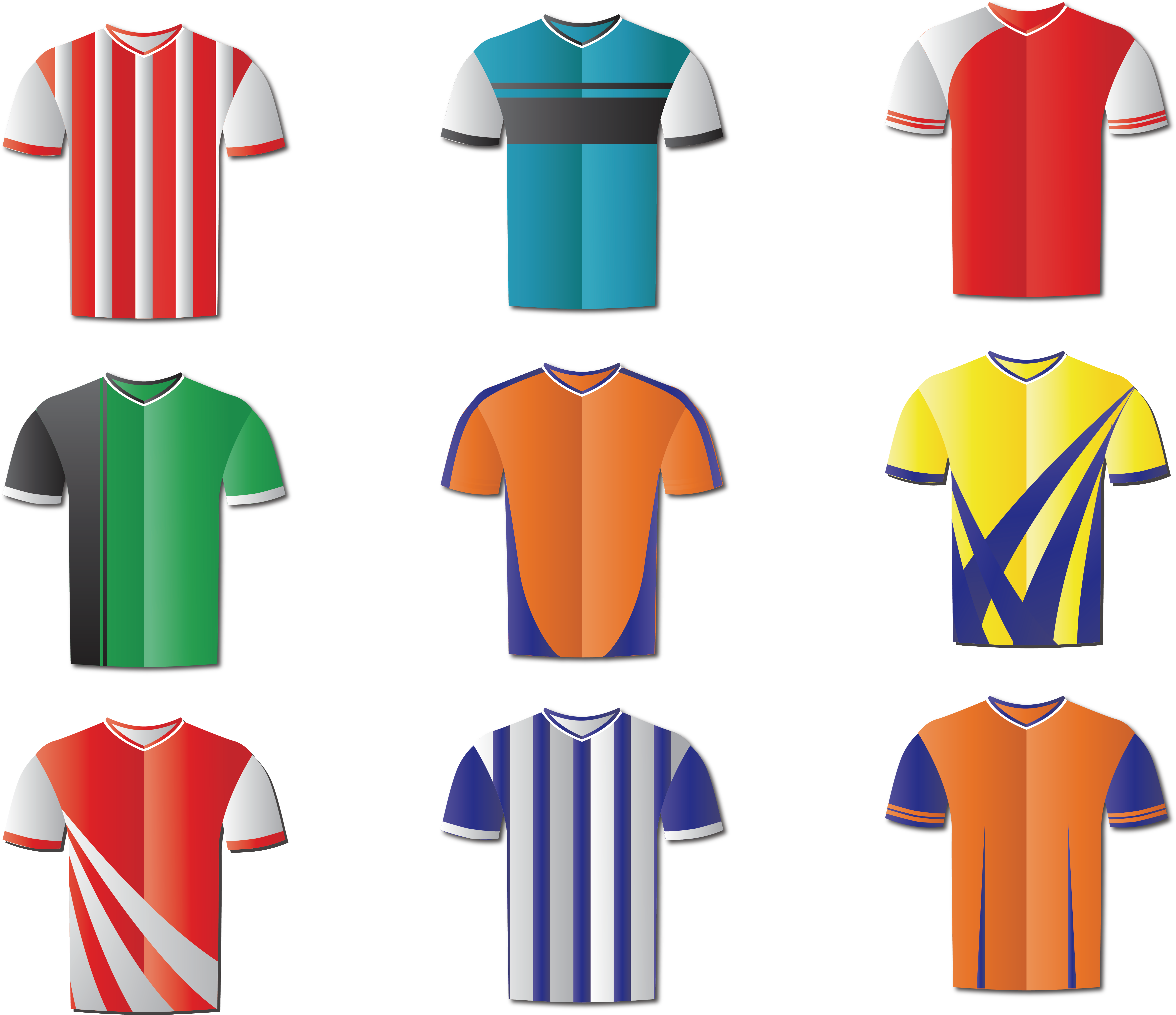 T-shirt Jersey Football Sportswear - Football (6172x5259)