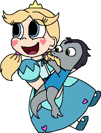 Star And Her Baby Brother By Grovylefangirl1997 - Infant (369x458)