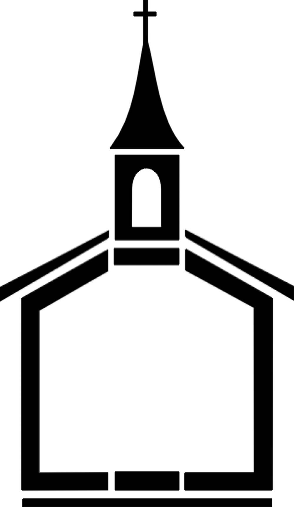 Ukrainian National Home, Baptist Church - Church Symbol Clip Art (1000x1722)
