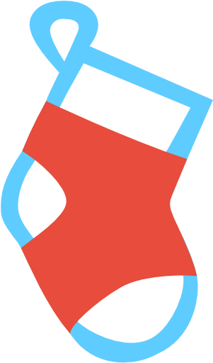 Christmas Sock Icon - Socks Ico (512x512)