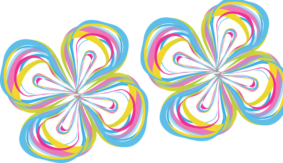 Flower Abstract Color - Flowers Colors Png (960x553)