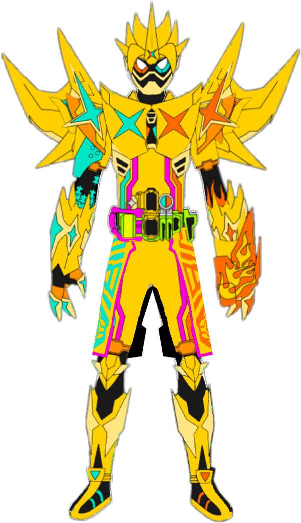 Kr Ex-aid Maximum Muteki Brother Gamer Lv300 By Nikiludogorets - Kamen Rider Ex Aid Muteki Gamer (730x1095)