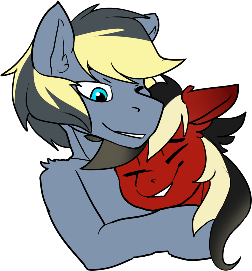 Neoncel, Brother, Brother And Sister, Couple, Cute, - Cartoon (1024x1024)