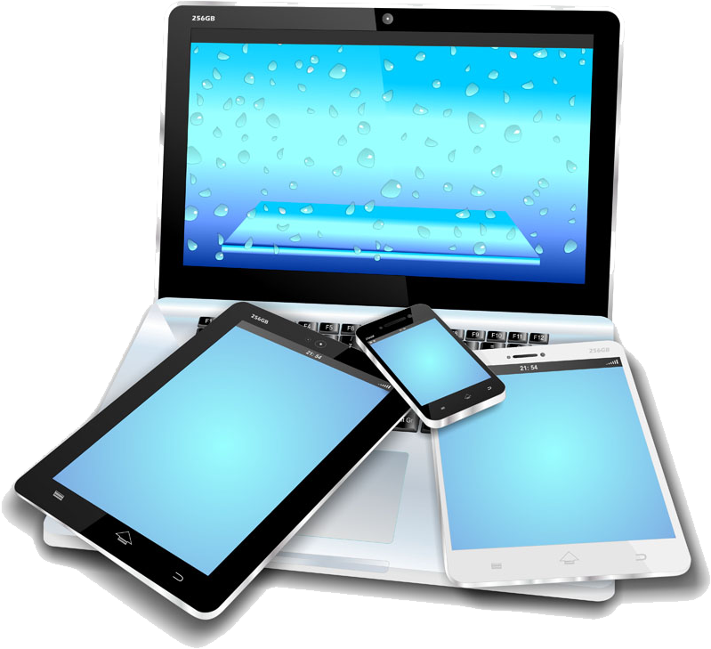 Laptop Mobile Device Tablet Computer Smartphone Mobile - Laptop Tablet Cartoon (1000x800)