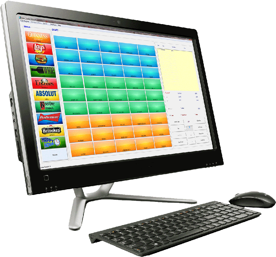 Sales Tracker Pos Software Screenshot On A Touch Screen - Lenovo 57315603 Sytem Ideacentre C540 Aio 23 Pdc G2030 (1000x934)