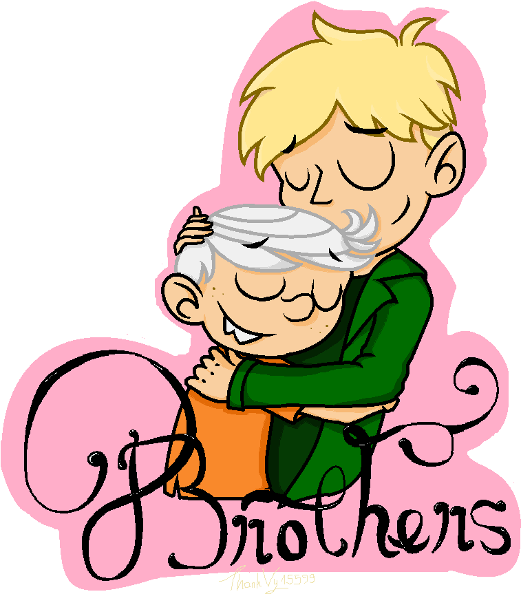 Hug My Little Brother By Thanhvy15599 - Mouse (800x916)