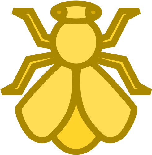 Svg Honey Bees, Signifying Immortality And Resurrection, - Bee Coat Of Arms (500x500)