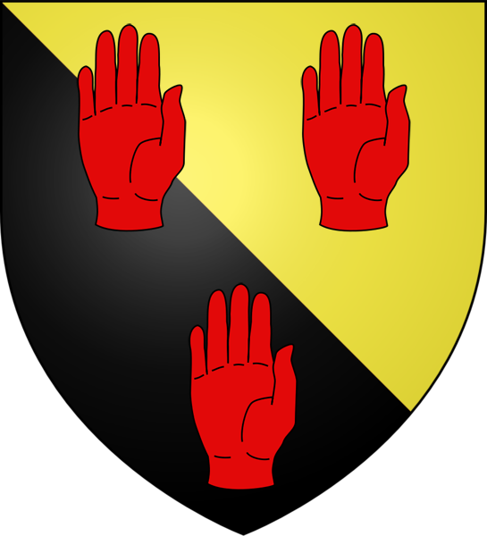 Adair Of Kinhilt Coat Of Arms Sir William Adair Was - Coat Of Arm Hands (545x600)