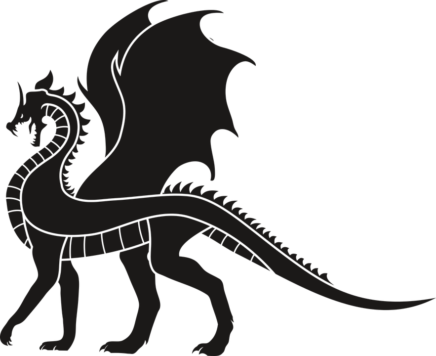 Black Monkey Cliparts 12, Buy Clip Art - Dragon (883x720)